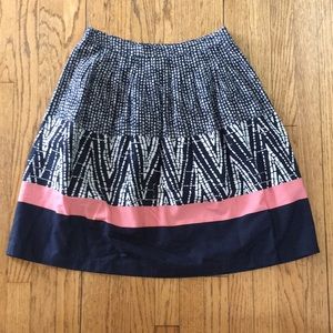 Color blocked skirt